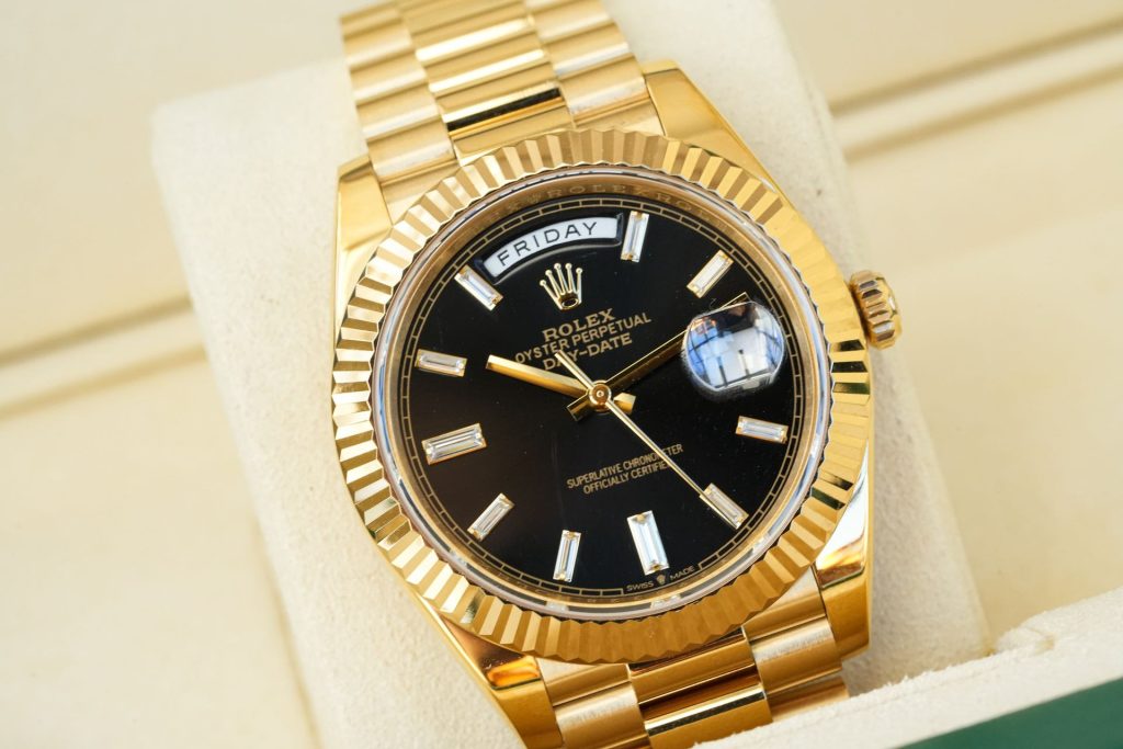 ROLEX ロレックス デイデイト 腕時計 メンズ 自動巻き 機械式 40mm ブラック ブラック - 画像 6