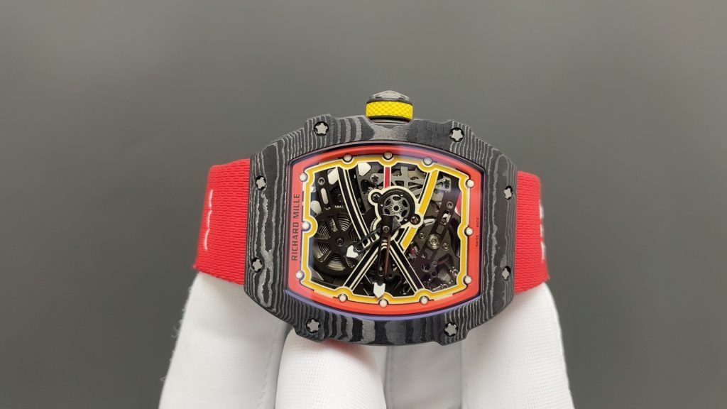 RICHARD MILLE リチャードミル RM67-02 腕時計 メンズ 自動巻き 本革 メタル レッド ブラック - 画像 2