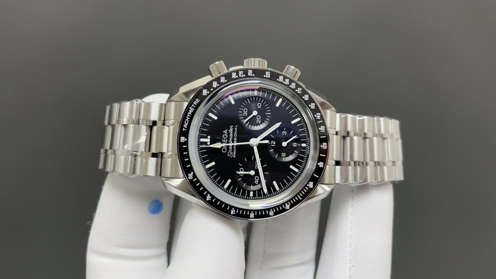 OMEGA オメガ スピードマスター 腕時計 メンズ 自動巻き 機械式 42mm ブラック - 画像 2