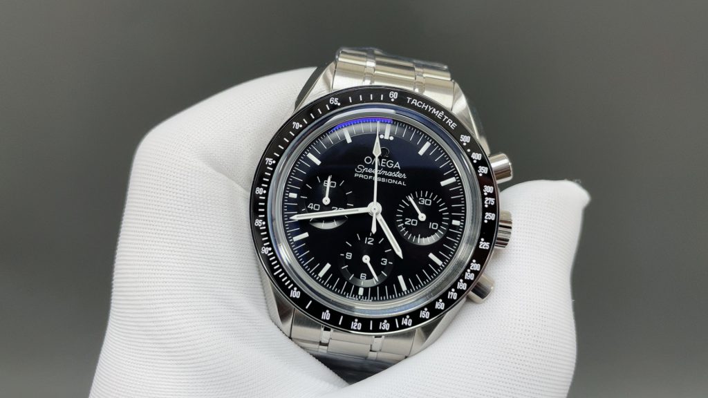 OMEGA オメガ スピードマスター 腕時計 メンズ 自動巻き 機械式 42mm ブラック - 画像 3