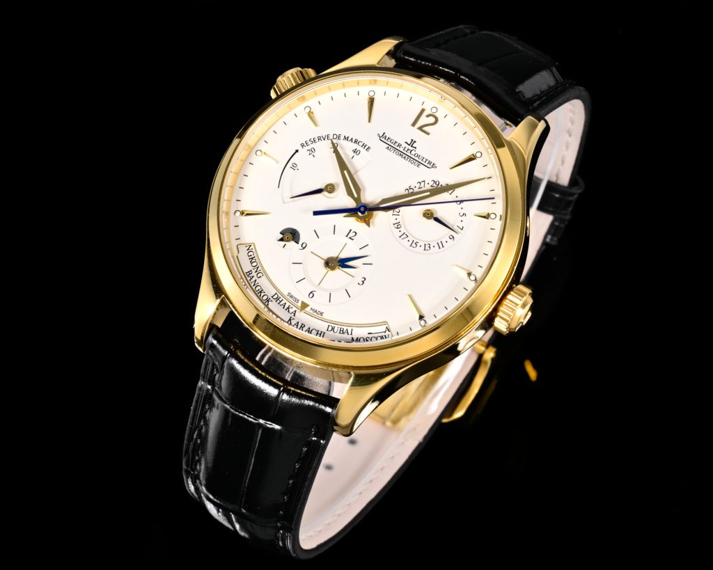 JAEGER-LECOULTRE ジェイコブ メンズ 腕時計 アutomatique マスター ジオグラファー 42mm ブラック - 画像 3