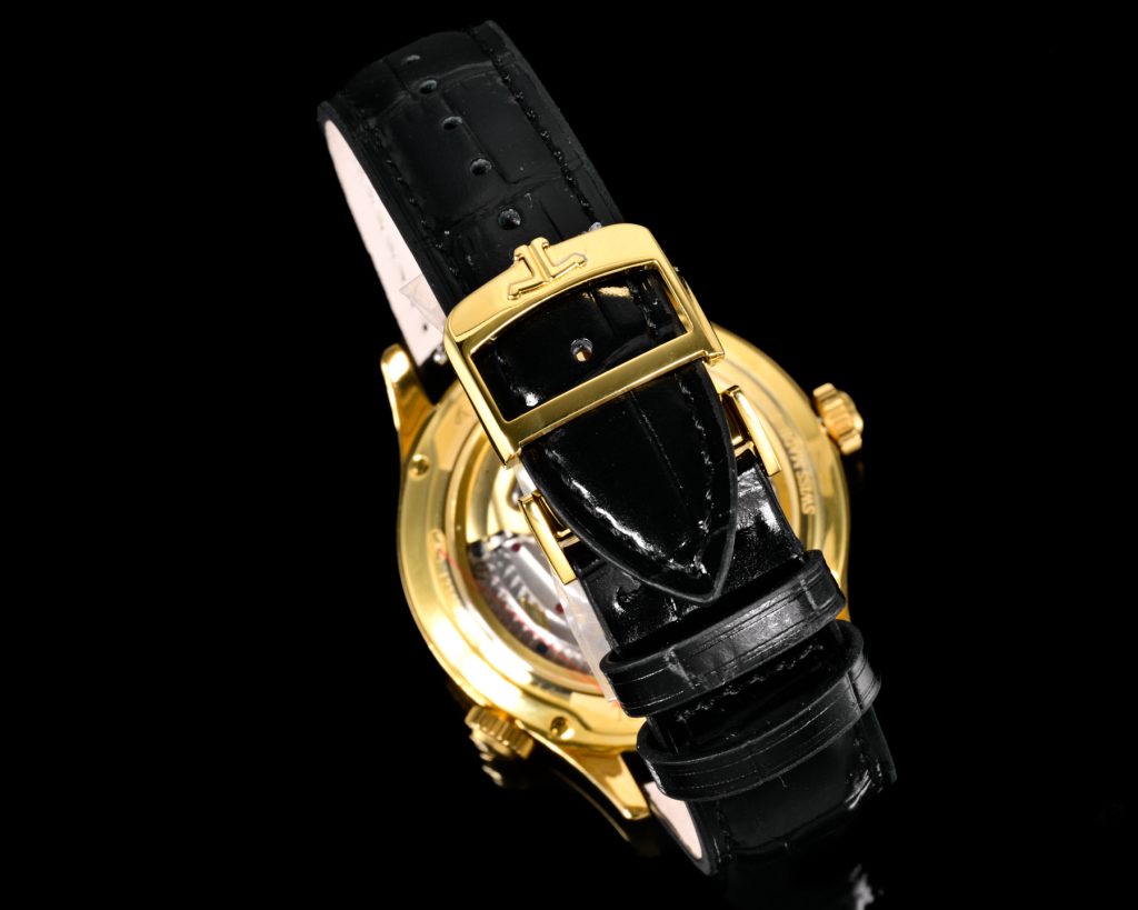 JAEGER-LECOULTRE ジェイコブ メンズ 腕時計 アutomatique マスター ジオグラファー 42mm ブラック - 画像 7
