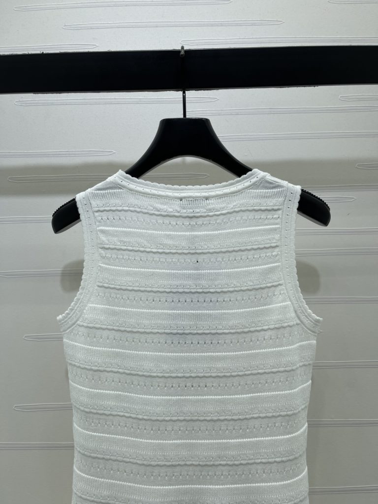CHANEL シャネル レディース ワンピース バックレス ロゴ ニット 3色展開 - 画像 8