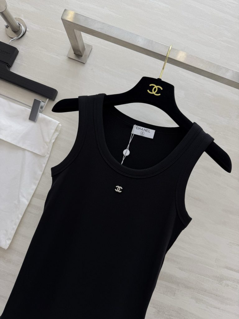 CHANEL シャネル ロングネックトップス レディース 人気 ロングネック ボディコン ブラック - 画像 3