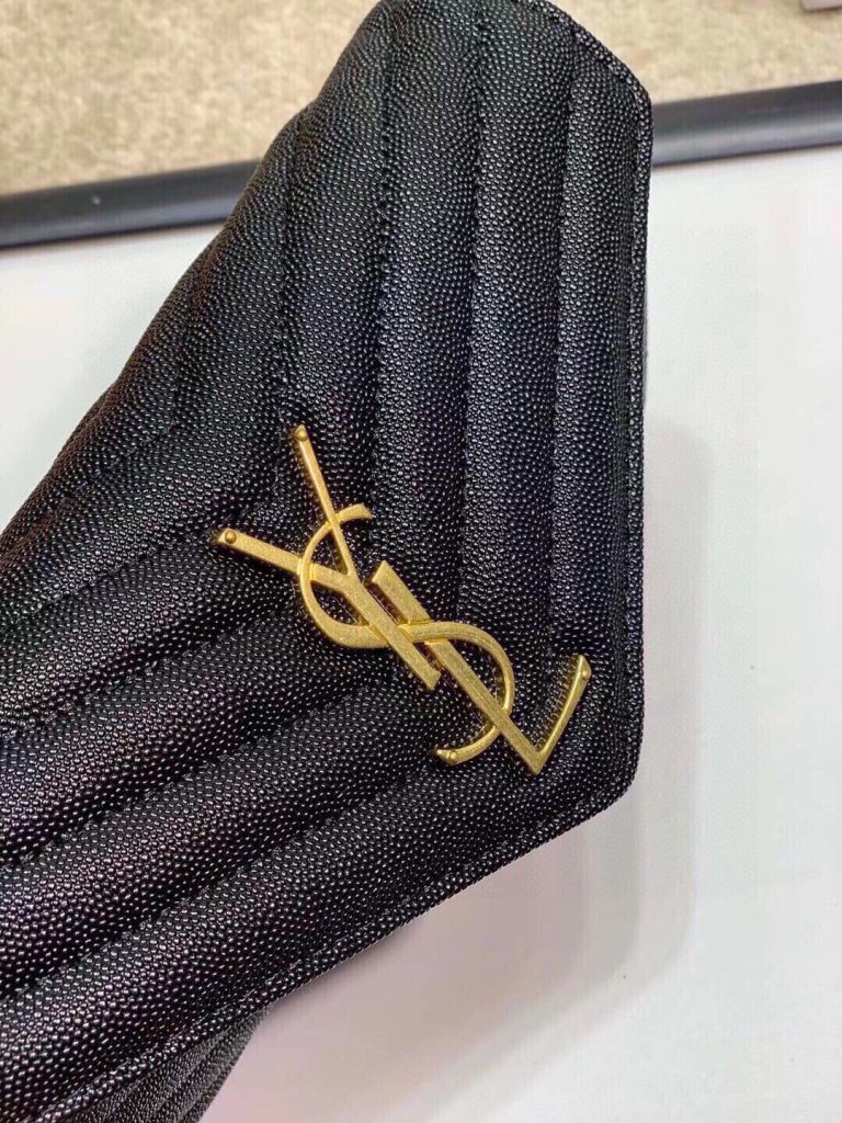 YSL エルメス ショルダーバッグ フェイク プリント ブラック - 画像 4