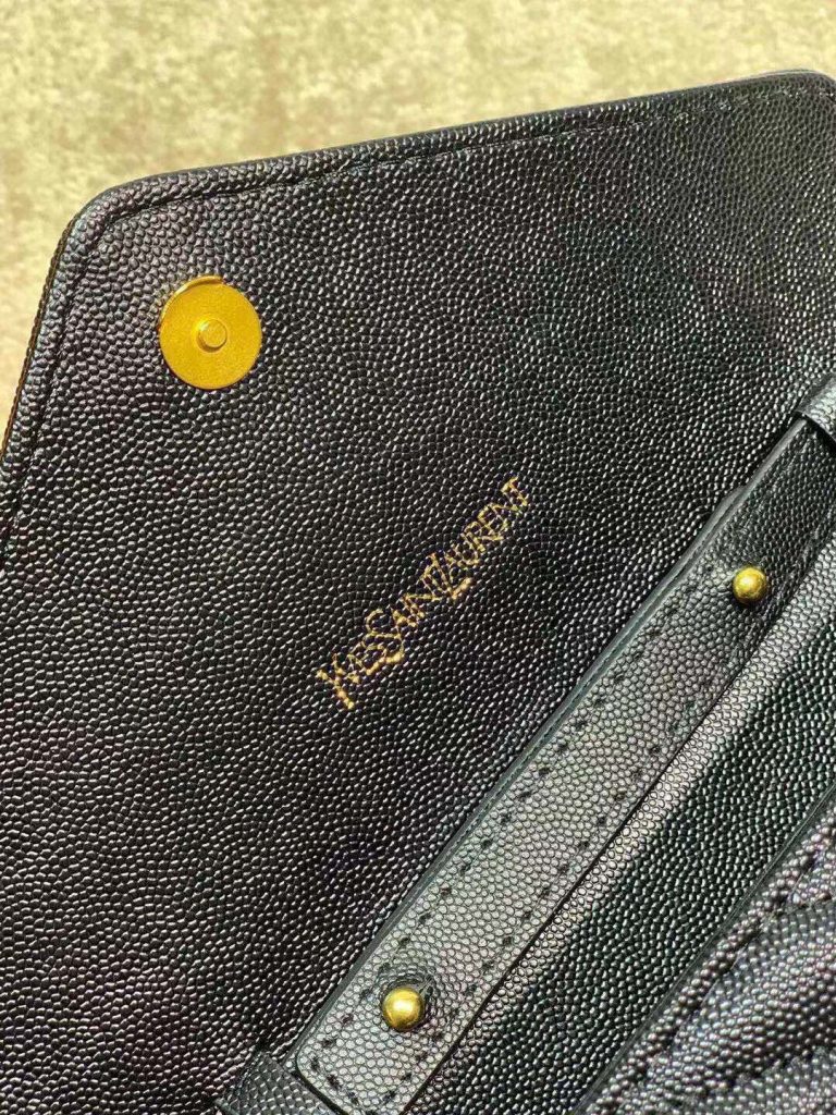 YSL エルメス ショルダーバッグ フェイク プリント ブラック - 画像 8
