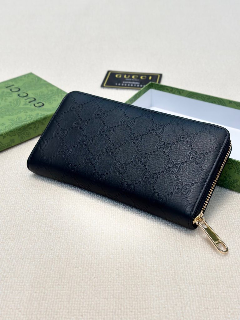 GUCCI グッチ 財布 長財布 本革 21x11cm ブラック - 画像 6