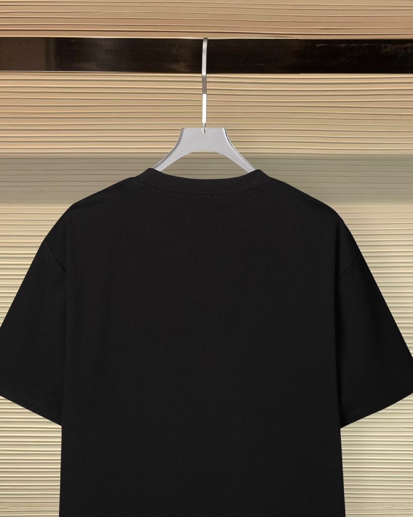 VERSACE ヴェルサーチ 綿100% 半袖Tシャツ メダリア刺繍 黒 - 画像 4