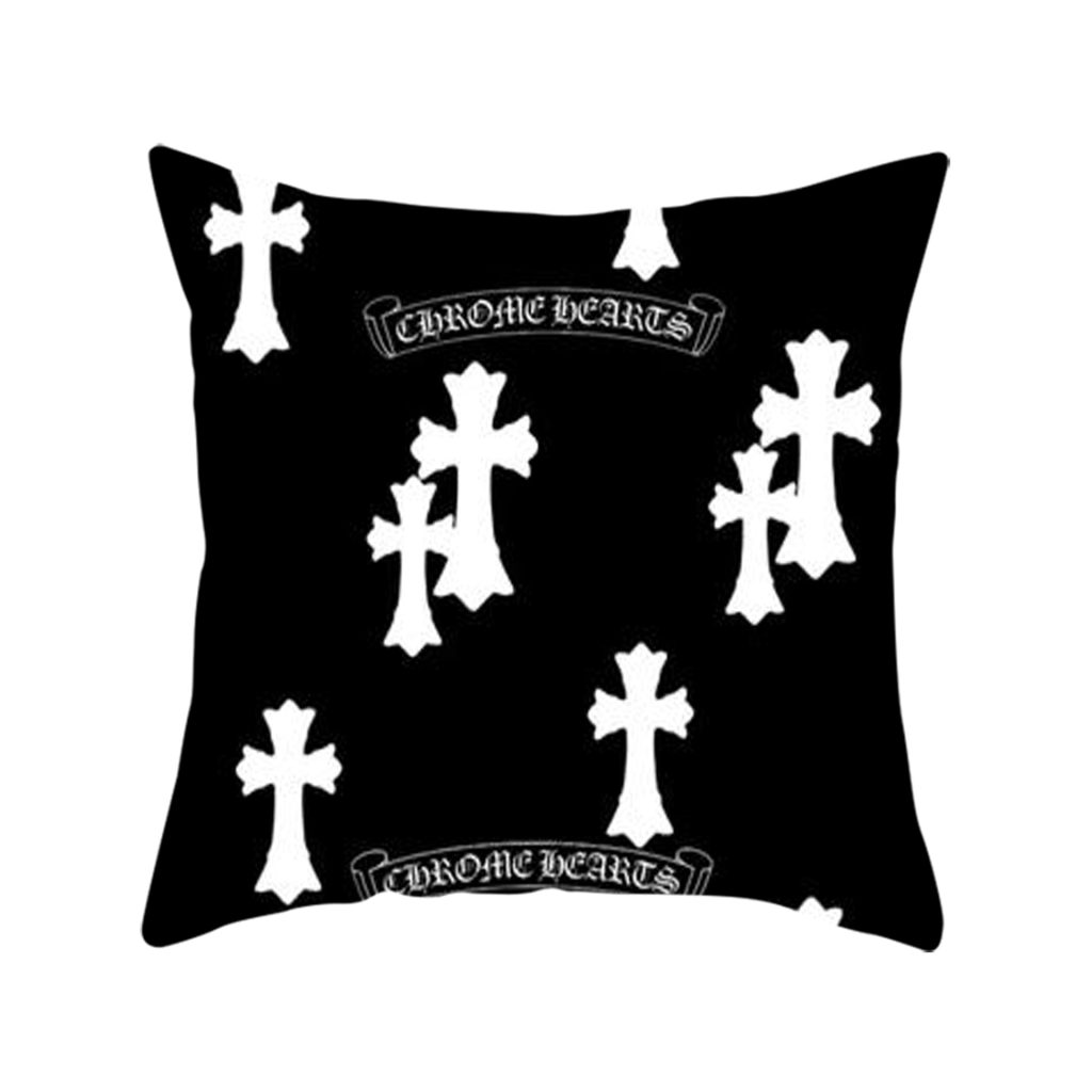 クロムハーツ Chrome Hearts クッションカバー クッション 中身あり カバーリネン ベルベット ソファークッションインテリア 13色 - 画像 2