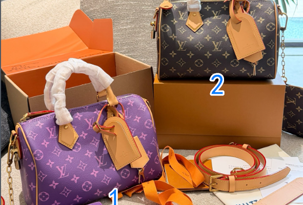 レア　LOUIS VUITTON　ルイヴィトン　スピーディ P9 バンドリエール25　モノグラム　2WAY　レディースバッグ　2色 - 画像 1