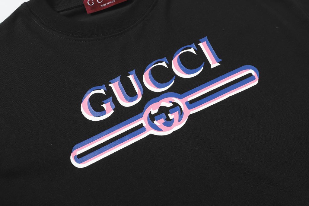 グッチ　GUCCI　Tシャツ　シンプル　プリント　クルーネックTシャツ　シャツ　半袖Tシャツ　カップルコーデ　Tshirt　男女兼用　S-XXL - 画像 6