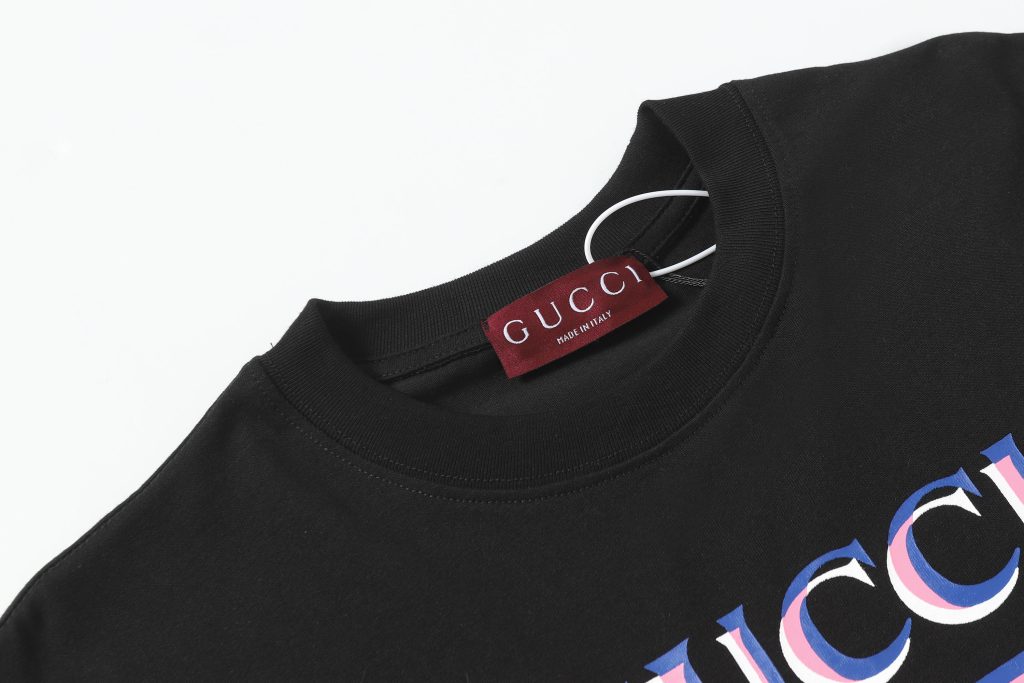 グッチ　GUCCI　Tシャツ　シンプル　プリント　クルーネックTシャツ　シャツ　半袖Tシャツ　カップルコーデ　Tshirt　男女兼用　S-XXL - 画像 5