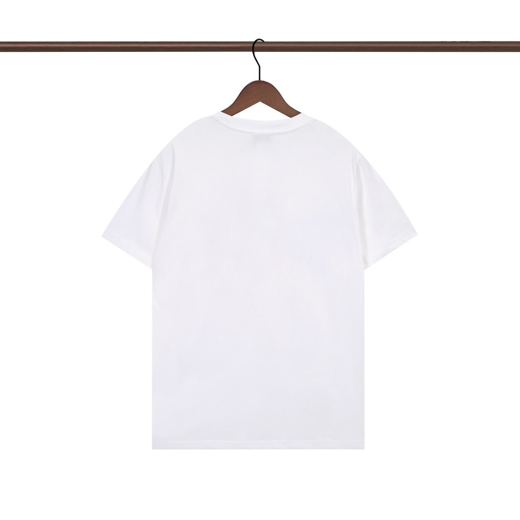 ヴェルサーチ　Tシャツ　半袖　ブラック　ホワイト　 Versace　プリントシャツ　クルーネック　メンズシャツ　T-shirt　2色 - 画像 4