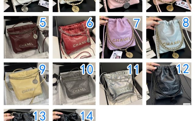 シャネル CHANEL ミニ22bag 22 バッグ｜買い物の日に素材感を予算内で見る