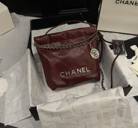 シャネル CHANEL ミニ22bag シャネル 22 シグネチャーバッグ CHANEL 22ミニハンドバッグ ショルダーバッグ 14色 - 画像 6