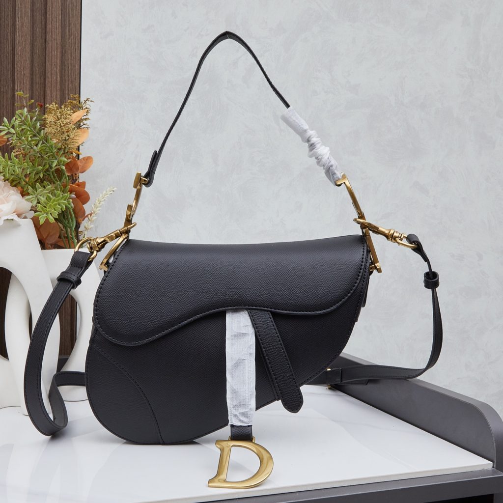 クリスチャンディオール サドル バッグ CHRISTIAN DIOR SADDLE BAG ショルダーバッグ ハンドバッグ レディースバッグ オシャレ ゴールド金具 4色 - 画像 6