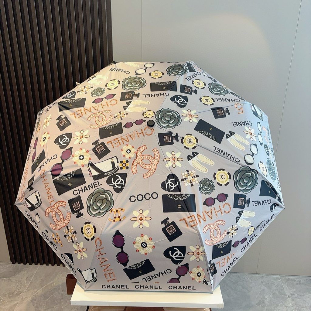 CHANEL　シャネル　折りたたみ傘　傘　晴雨兼用　男女兼用　ワンタッチ　自動開閉8本骨　おしゃれ　日傘持ちやすい　4種 - 画像 8