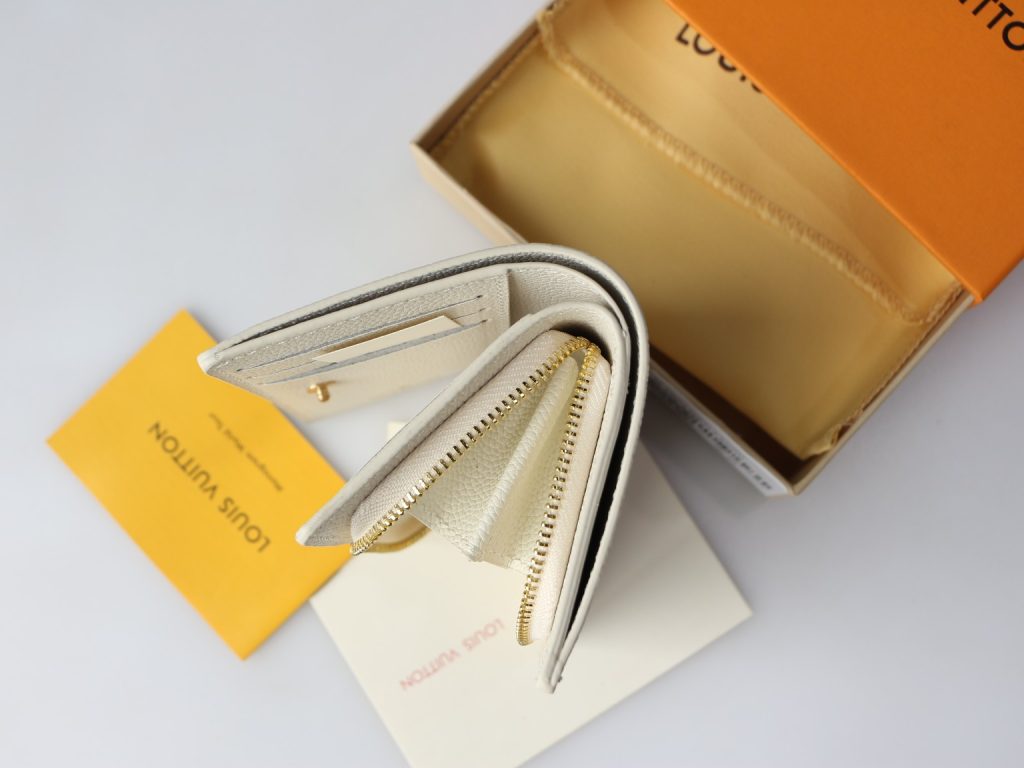 LOUIS VUITTON ルイヴィトン　M81927　モノグラム　 アンプラント ポルトフォイユ・クレア 　二つ折り財布　ホワイト - 画像 4