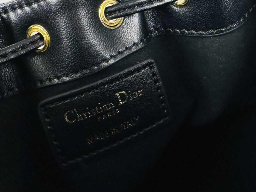 DIOR ディオール ジョリー バケットバッグ Dior Jolie スモール ショルダーバッグ ハンドバッグ レディースバッグ カバン ブラック/ホワイト - 画像 8