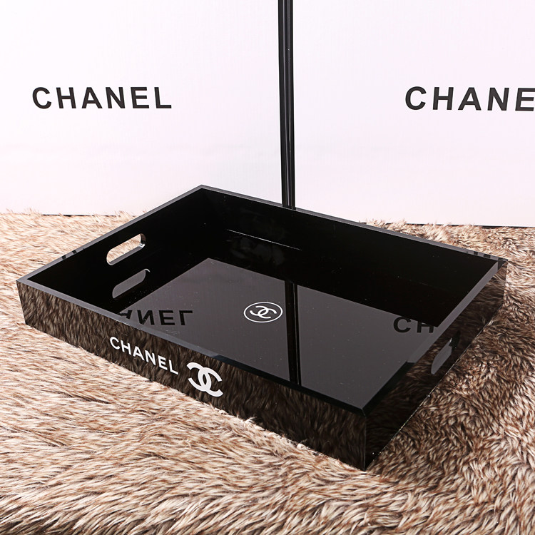 CHANEL/シャネル　小物入れ　アクリルお盆　人気収納ボックス　口紅/コットンパフ/香水/化粧品雑貨 - 画像 2