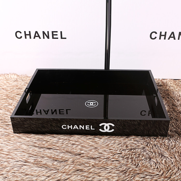 CHANEL/シャネル　小物入れ　アクリルお盆　人気収納ボックス　口紅/コットンパフ/香水/化粧品雑貨 - 画像 3
