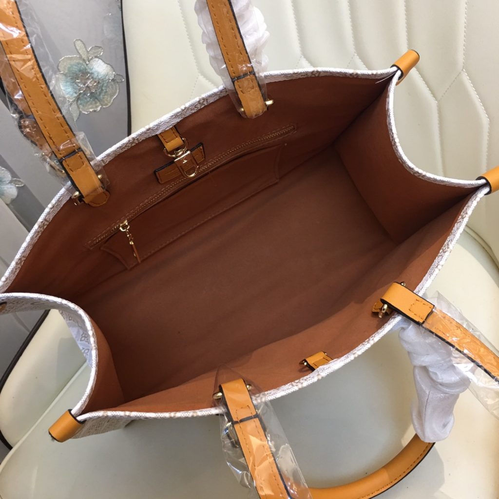 LOUIS VUITTON　ルイ ヴィトン　トートバッグ　SELECTHOUSEセレクトハウス カバ オンザゴ MM ハンドバッグ　モノグラム - 画像 5