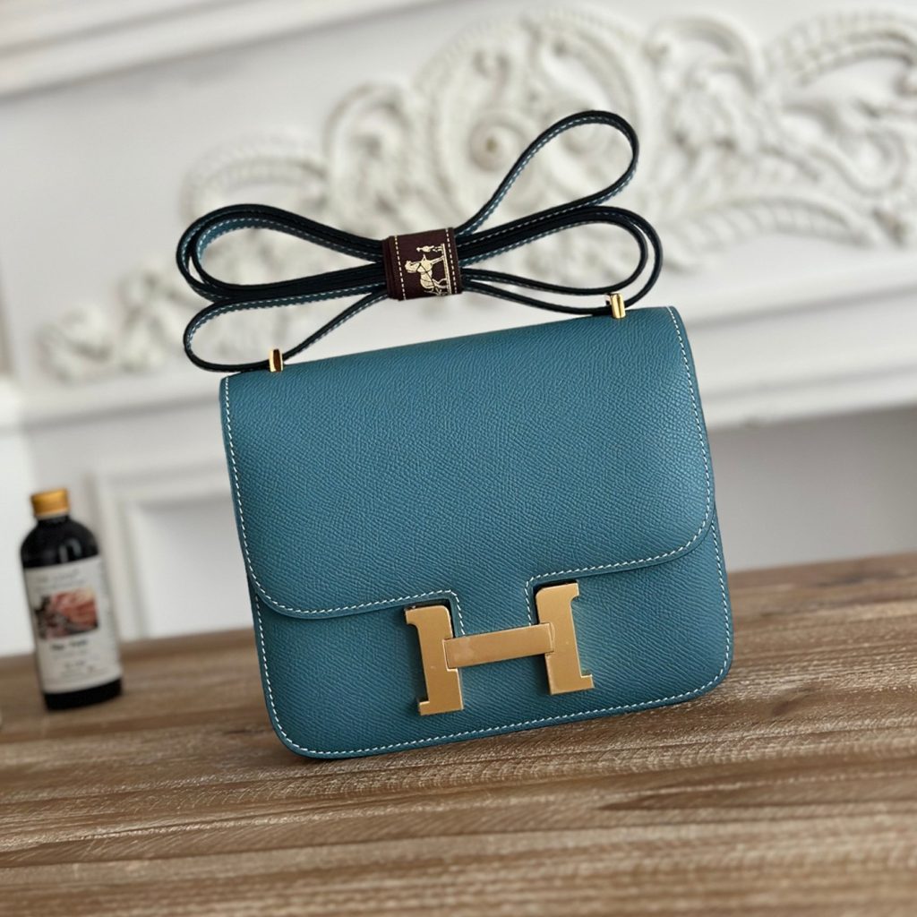 エルメス　HERMES　Constancemini　コンスタンスミニ　　レディース　バッグ　ショルダーバッグ　肩掛けバッグ　10色在庫　シルバー/ゴールド金具　エプソン - 画像 7