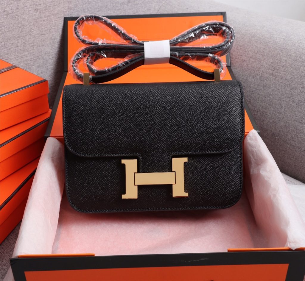 エルメス　HERMES　Constancemini　コンスタンスミニ　　レディース　バッグ　ショルダーバッグ　肩掛けバッグ　10色在庫　シルバー/ゴールド金具　エプソン - 画像 2