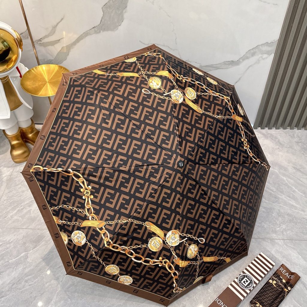 フェンディ＆ヴェルサーチ　Versace　Fendi　折りたたみ傘　ワンタッチ開閉　アンブレラFENDI傘/かさ　日傘UVカット　晴雨兼用傘　超撥水　おしゃれ2種 - 画像 3