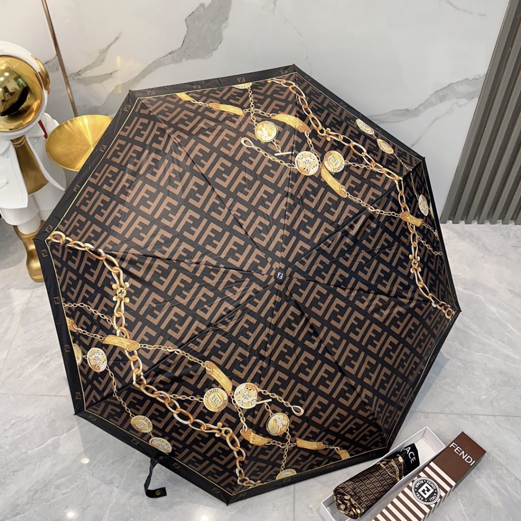 フェンディ＆ヴェルサーチ　Versace　Fendi　折りたたみ傘　ワンタッチ開閉　アンブレラFENDI傘/かさ　日傘UVカット　晴雨兼用傘　超撥水　おしゃれ2種 - 画像 4