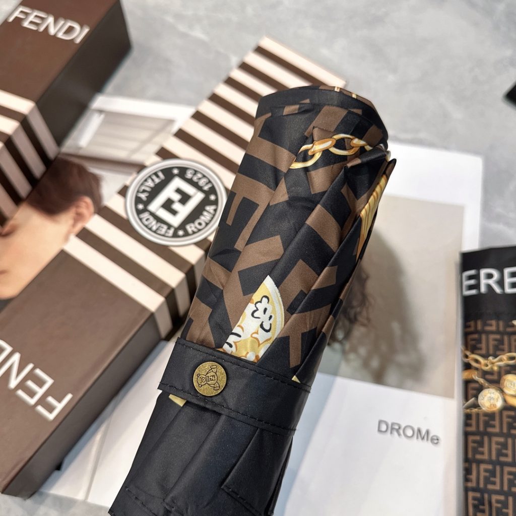 フェンディ＆ヴェルサーチ　Versace　Fendi　折りたたみ傘　ワンタッチ開閉　アンブレラFENDI傘/かさ　日傘UVカット　晴雨兼用傘　超撥水　おしゃれ2種 - 画像 6