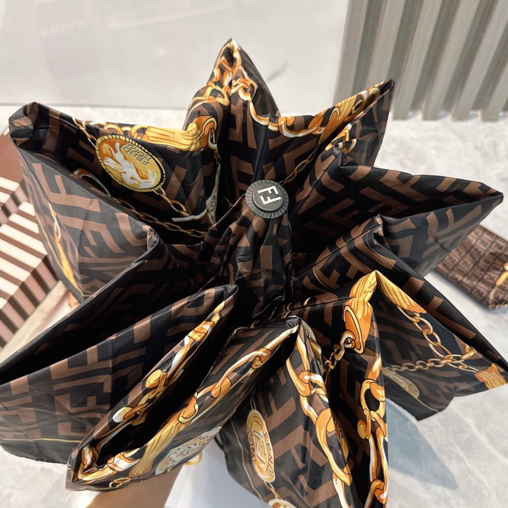 フェンディ＆ヴェルサーチ　Versace　Fendi　折りたたみ傘　ワンタッチ開閉　アンブレラFENDI傘/かさ　日傘UVカット　晴雨兼用傘　超撥水　おしゃれ2種 - 画像 7