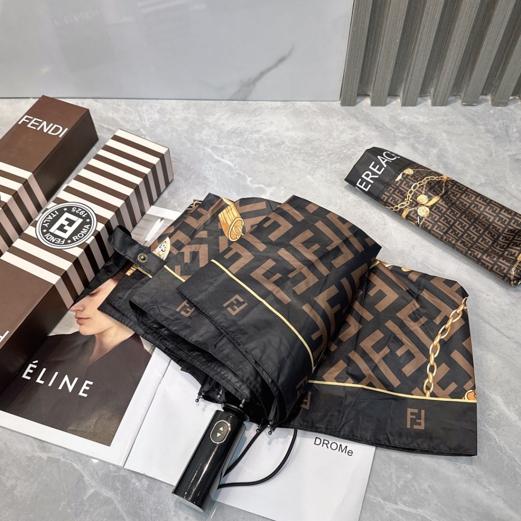 フェンディ＆ヴェルサーチ　Versace　Fendi　折りたたみ傘　ワンタッチ開閉　アンブレラFENDI傘/かさ　日傘UVカット　晴雨兼用傘　超撥水　おしゃれ2種 - 画像 5