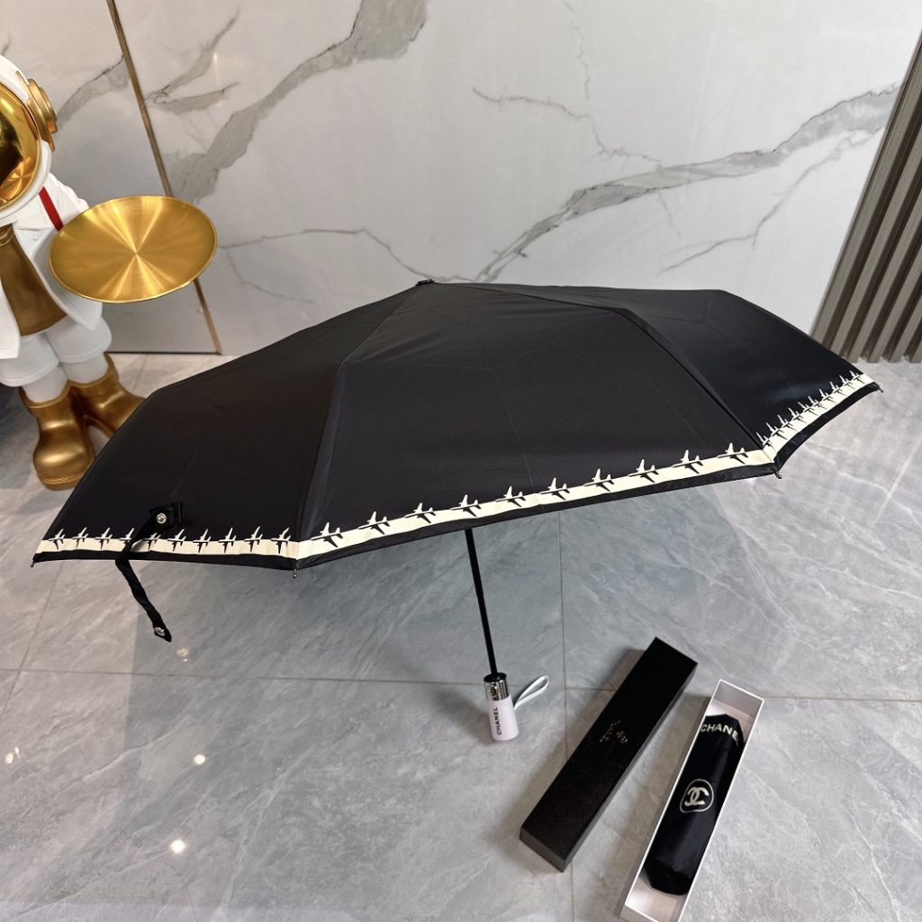 雨傘日傘　折りたたみ傘　シャネル　CHANEL　晴雨兼用かさ　超撥水/紫外線対策　ワンタッチ　自動開閉　4種 - 画像 6