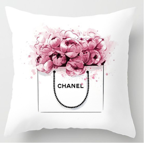 一番人気クッションカバー　CHANEL　シャネル　クッションカバー/クッション　中身あり　バラ/香水/ひまわり　インテリアソファー用品　11種選択可 - 画像 3