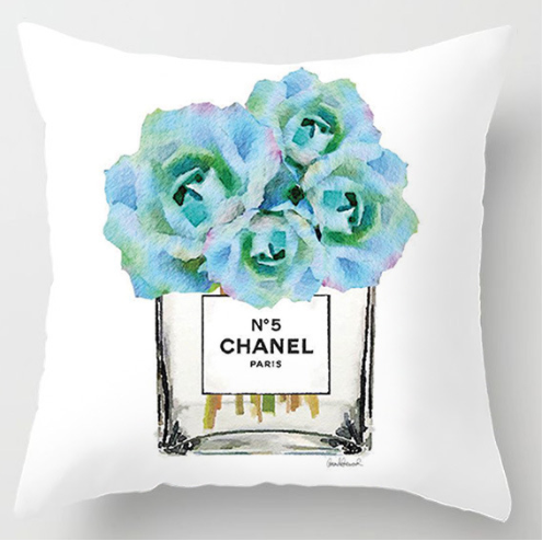 一番人気クッションカバー　CHANEL　シャネル　クッションカバー/クッション　中身あり　バラ/香水/ひまわり　インテリアソファー用品　11種選択可 - 画像 7
