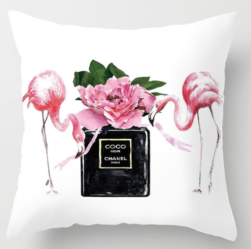 一番人気クッションカバー　CHANEL　シャネル　クッションカバー/クッション　中身あり　バラ/香水/ひまわり　インテリアソファー用品　11種選択可 - 画像 6