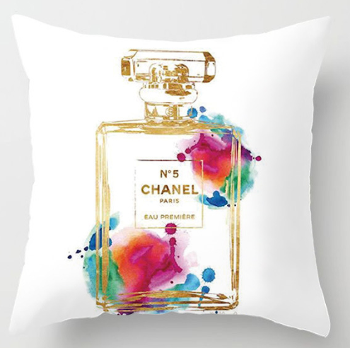 CHANEL　シャネル　クッションカバー　クッション/クッション中身　香水柄 ファッション　インテリア - 画像 2