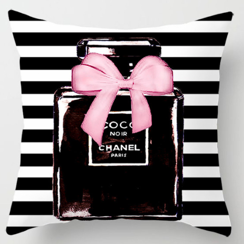 CHANEL　シャネル　クッションカバー　クッション/クッション中身　香水柄 ファッション　インテリア - 画像 8