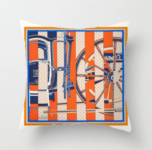 エルメス　人気クッション/クッションカバー　HERMES　クッション中身　カラフル　ソファ背当て　装飾枕カバー　座布団カバー　6色 - 画像 4