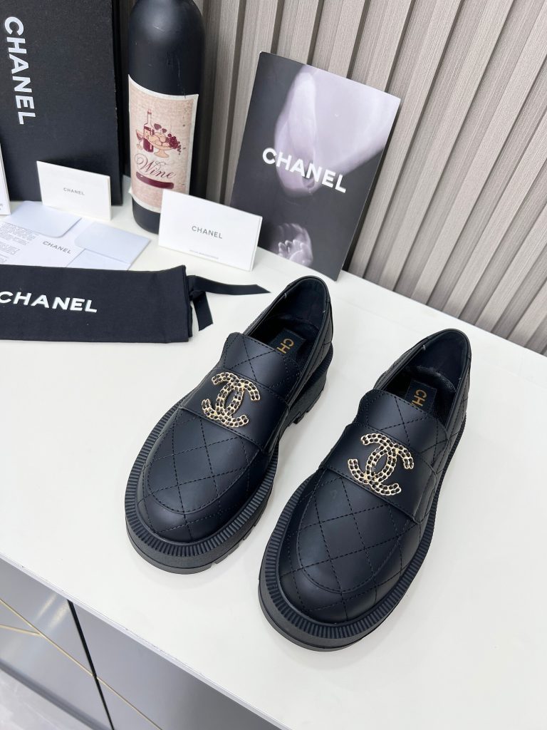 上品 CHANEL シャネル ローファー CCロゴ レディース クラシカル 靴 ソールローファー - 画像 6