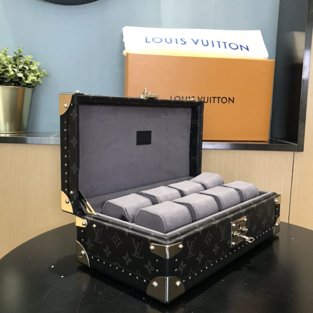 コフレ 8 モントル　ルイヴィトン/Louis Vuitton　時計ボックス/ウォッチケース/ハードケース　LV腕時計収納ボックス　選べる2色 - 画像 4