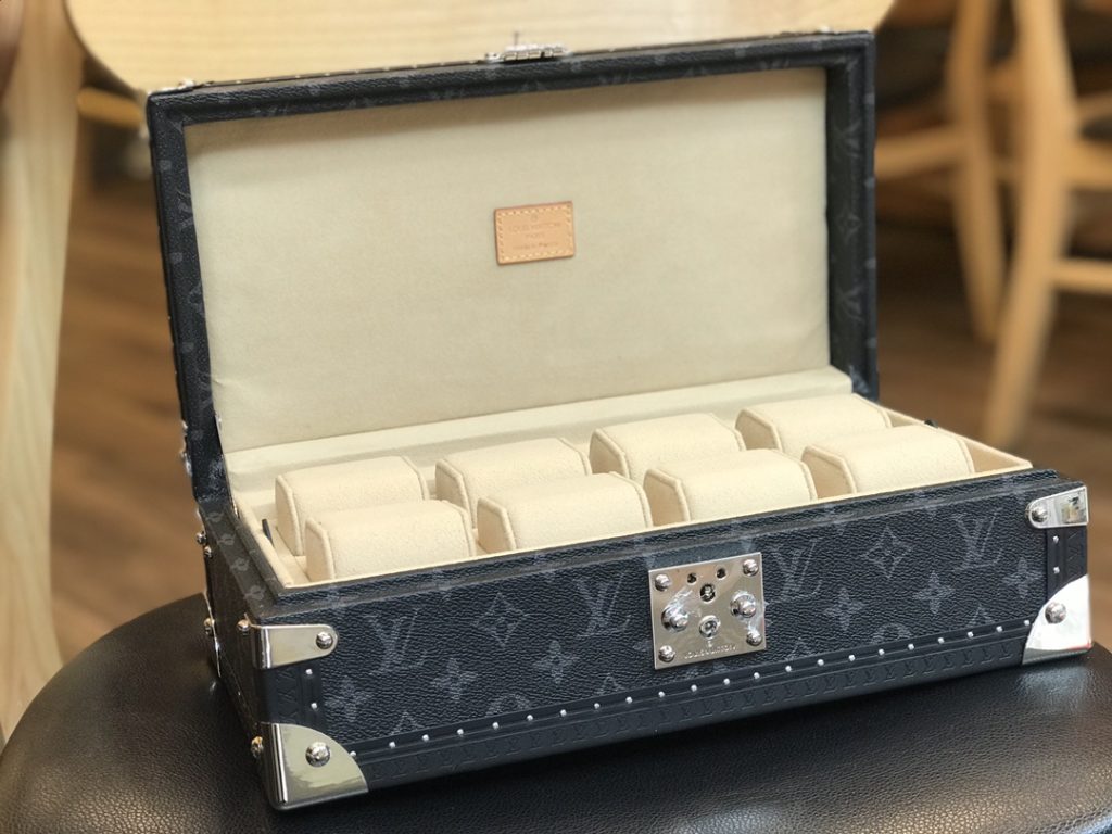 コフレ 8 モントル　ルイヴィトン/Louis Vuitton　時計ボックス/ウォッチケース/ハードケース　LV腕時計収納ボックス　選べる2色 - 画像 8