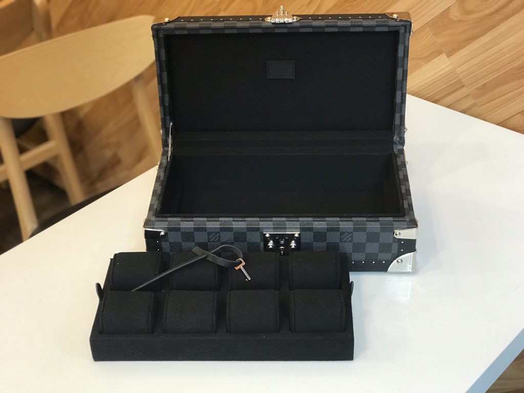 コフレ 8 モントル ルイヴィトン/Louis Vuitton 時計ボックス/ウォッチケース/ハードケース LV腕時計収納ボックス ダミエ2色 - 画像 4