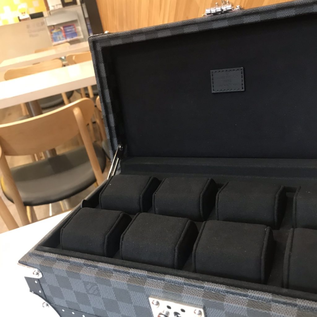 コフレ 8 モントル ルイヴィトン/Louis Vuitton 時計ボックス/ウォッチケース/ハードケース LV腕時計収納ボックス ダミエ2色 - 画像 5