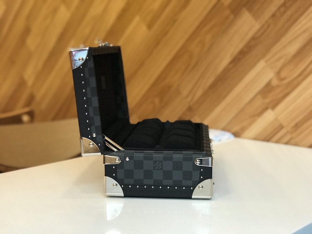 コフレ 8 モントル ルイヴィトン/Louis Vuitton 時計ボックス/ウォッチケース/ハードケース LV腕時計収納ボックス ダミエ2色 - 画像 6