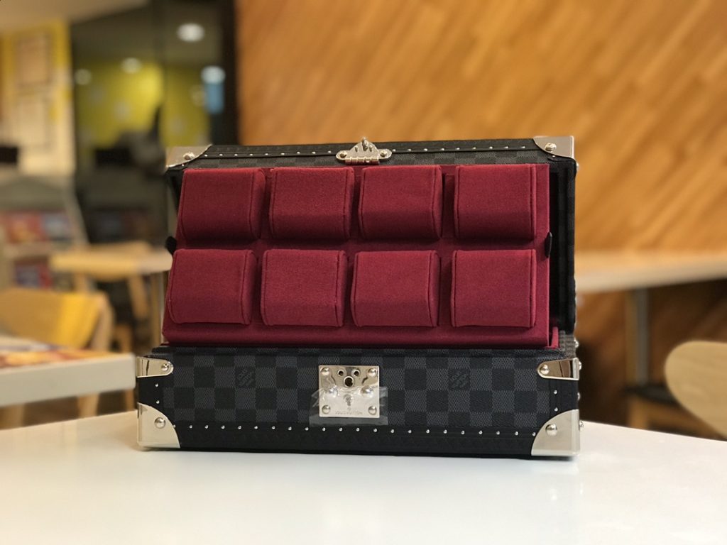 コフレ 8 モントル ルイヴィトン/Louis Vuitton 時計ボックス/ウォッチケース/ハードケース LV腕時計収納ボックス ダミエ2色 - 画像 8