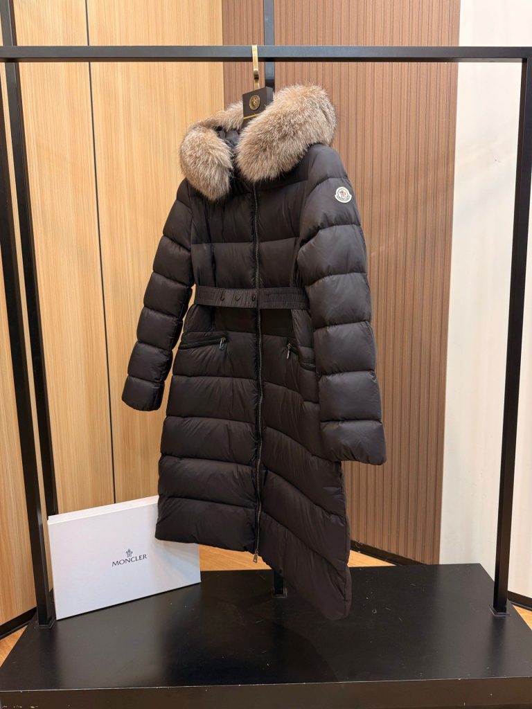 Moncler　モンクレール　ダウンジャケット　Boedic　ファー付きダウンコート　ロングダウンジャケット　レディース　秋冬限定 - 画像 8