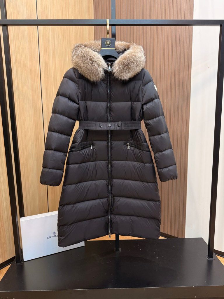 Moncler　モンクレール　ダウンジャケット　Boedic　ファー付きダウンコート　ロングダウンジャケット　レディース　秋冬限定 - 画像 7