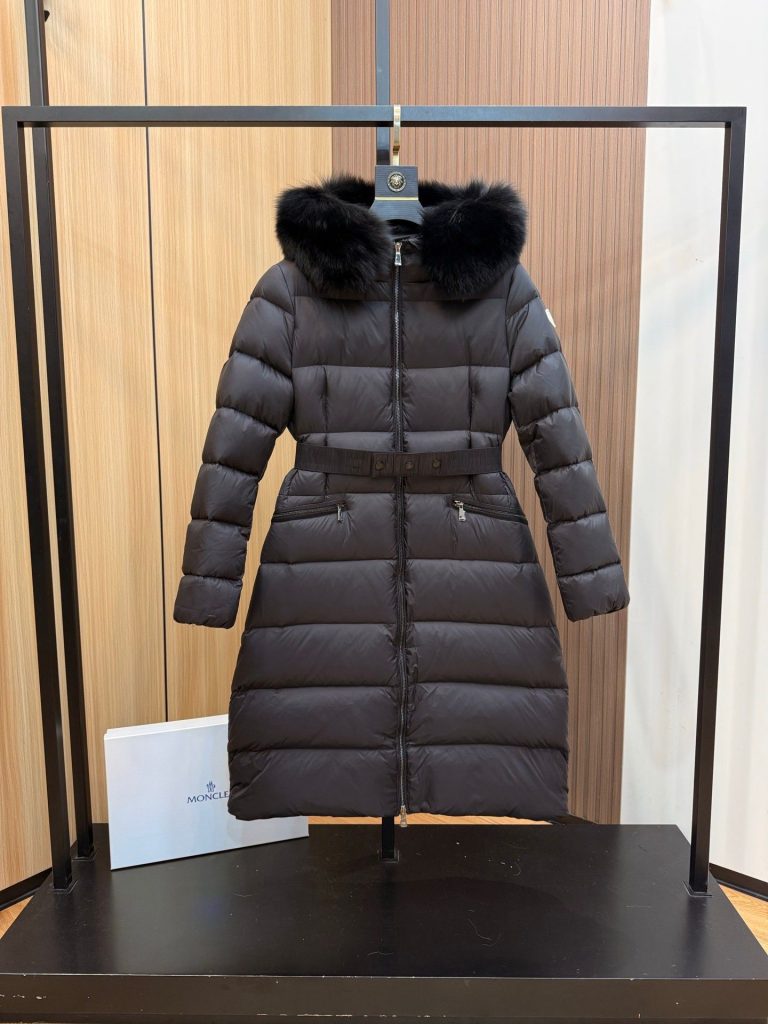 Moncler　モンクレール　ダウンジャケット　Boedic　ファー付きダウンコート　ロングダウンジャケット　レディース　秋冬限定 - 画像 5